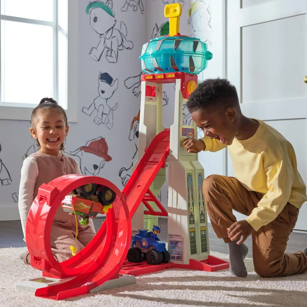 PAW Patrol Reddingswagens Super Loop Uitkijktoren Multicolor - 3x AAA - afbeelding 6 van 6