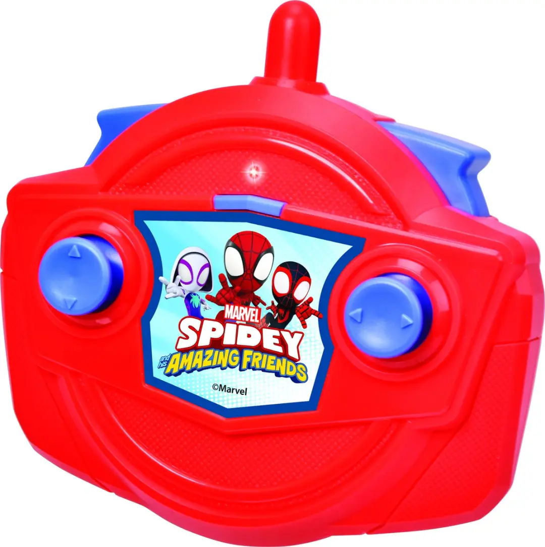Dickie Toys Spidey Web Racer RC Auto - Rood/Blauw - 3x 1,5V