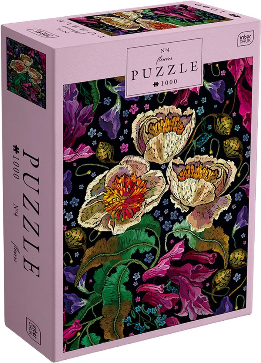 Geronimo Games Interdruk Flowers No. 4 Puzzel 1000 Stuks