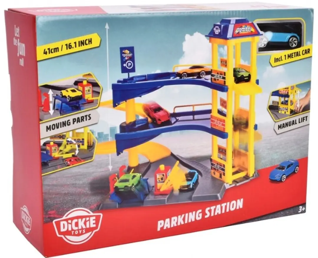 Dickie Toys Parkeergarage met Lift