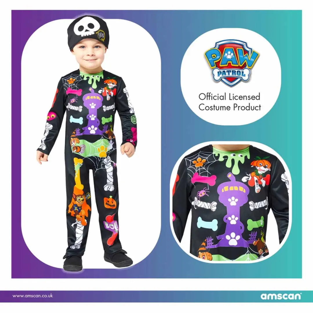 PAW Patrol Halloween Kostuum 104 - Multi/Zwart - afbeelding 6 van 6