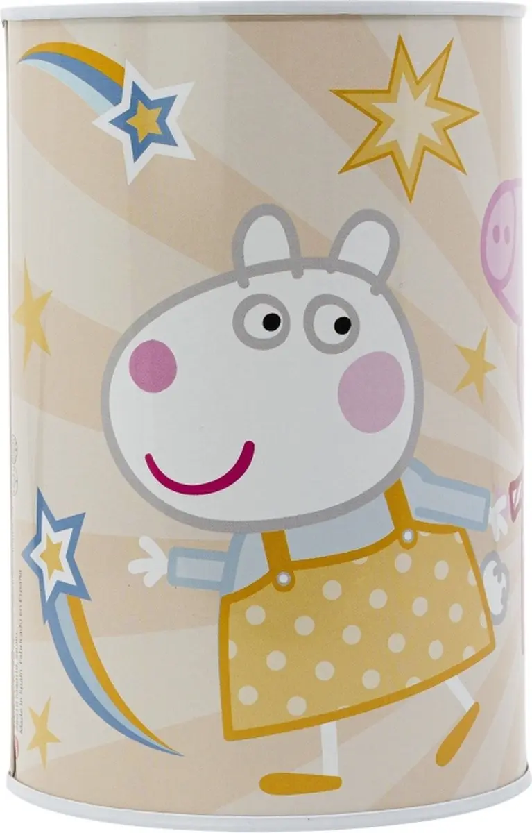 Peppa Pig Spaarpot Metaal 430ml - 15x10cm