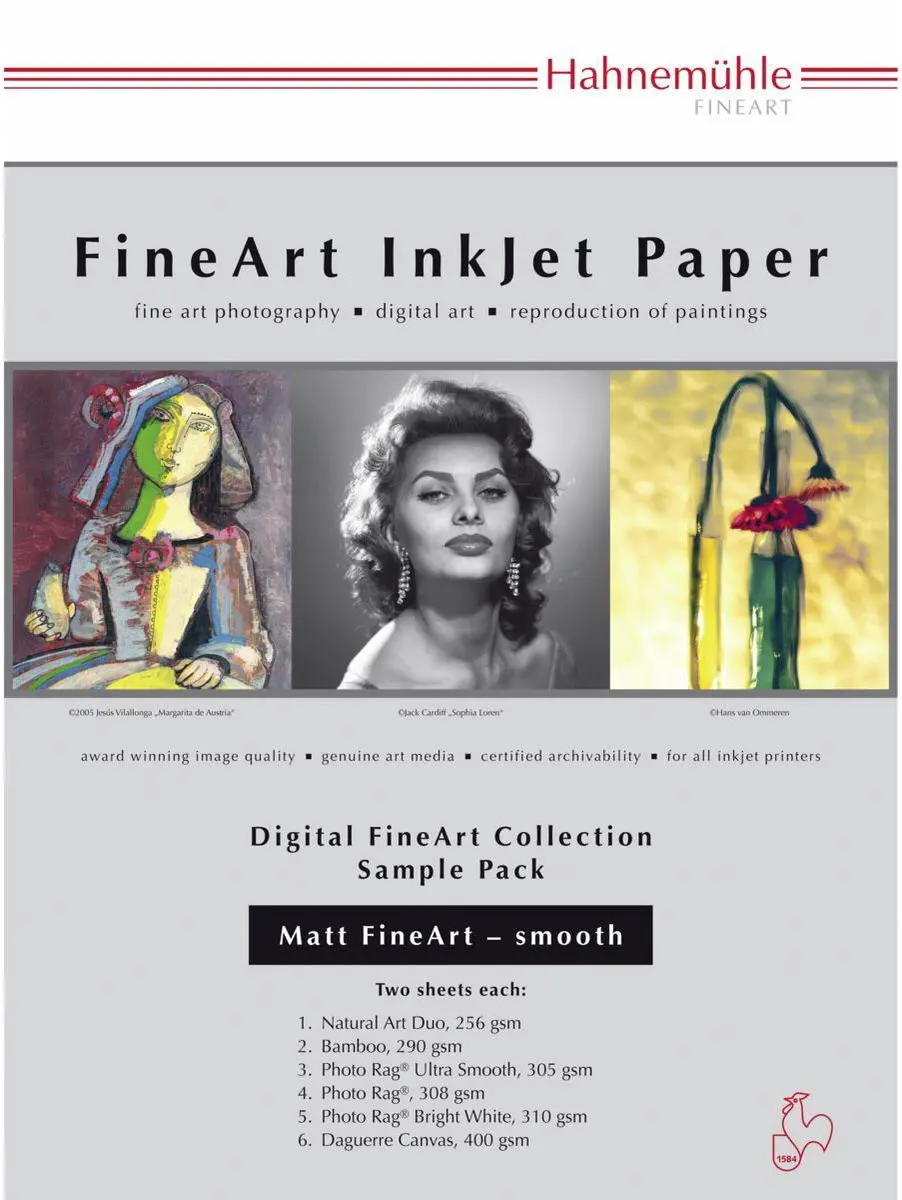 Hahnemühle Digital FineArt A4 Mat - 9 Stuks Wit