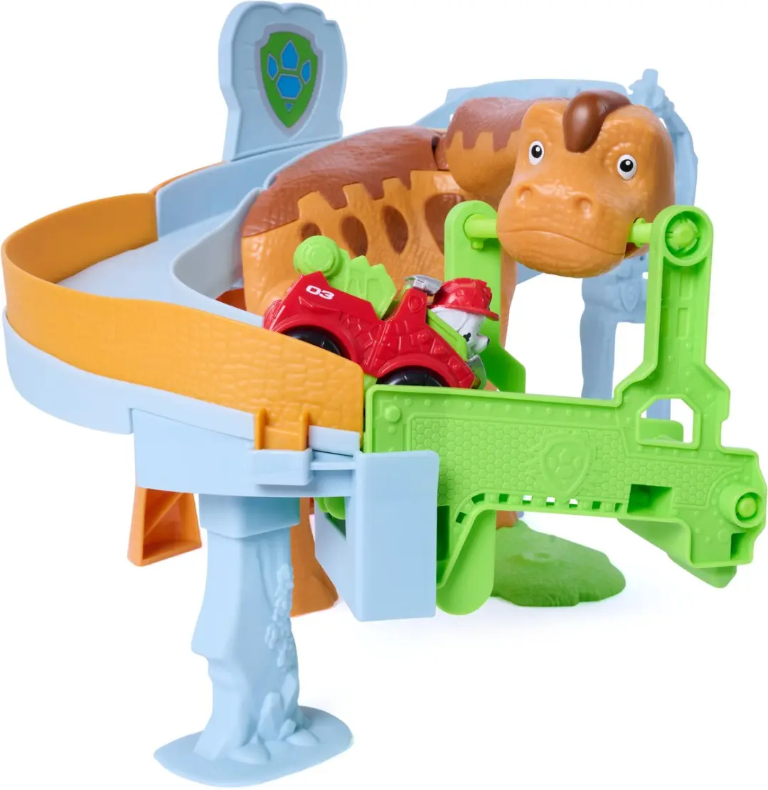 PAW Patrol Dino Film Lift & Race Speelset - 25,4cm Brachiosaurus - Multicolor