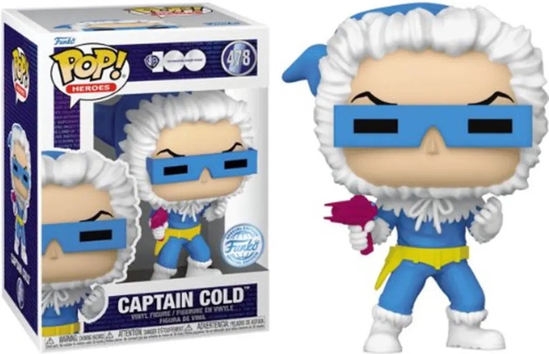 Funko Pop! The Flash Captain Cold Warner Bros 100th Anniversary