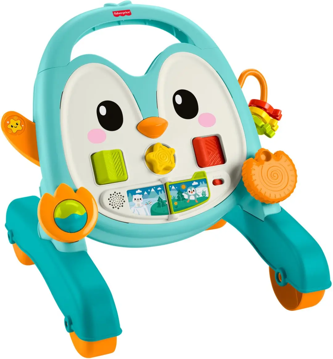 Fisher-Price 2-in-1 Muzikale Pinguïn Loopwagentje