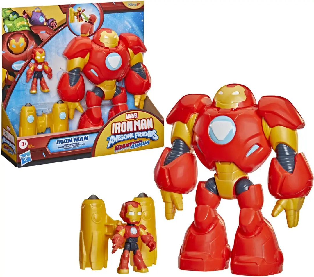 Hasbro Marvel Iron Man Awesome Friends Supergroot Armor Speelset G3218