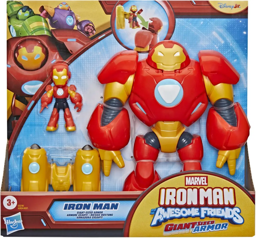 Hasbro Marvel Iron Man Awesome Friends Supergroot Armor Speelset G3218
