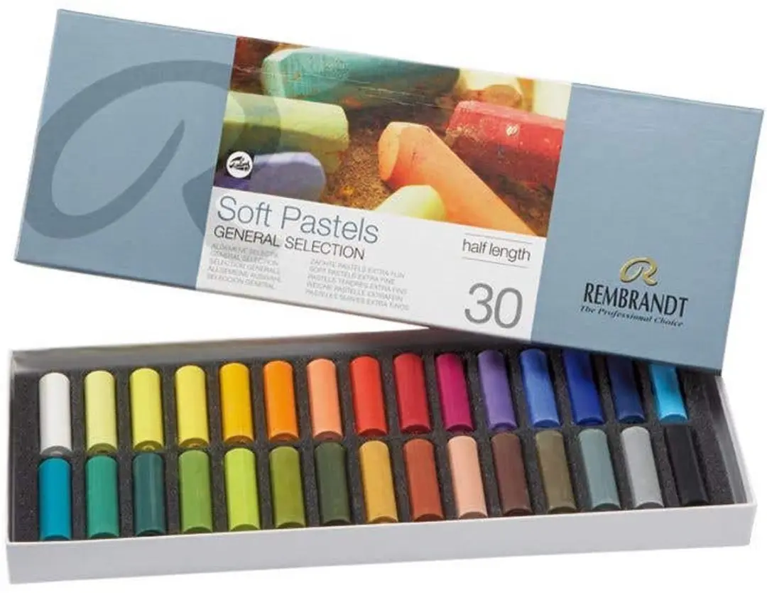 Rembrandt Soft Pastel Set 30 Halve Pastels - Assorti