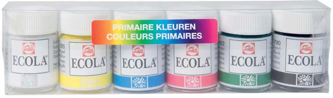 Royal Talens Ecola Plakkaatverfset Primaire Kleuren 6x16ml