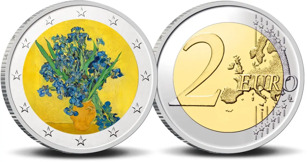 Van Gogh 2 Euro munt
