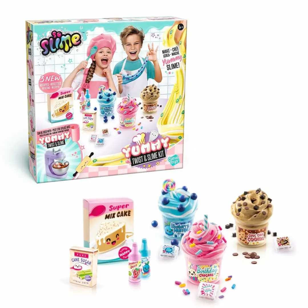 Canal Toys Twist and Slime - 3 Stuks Multicolor