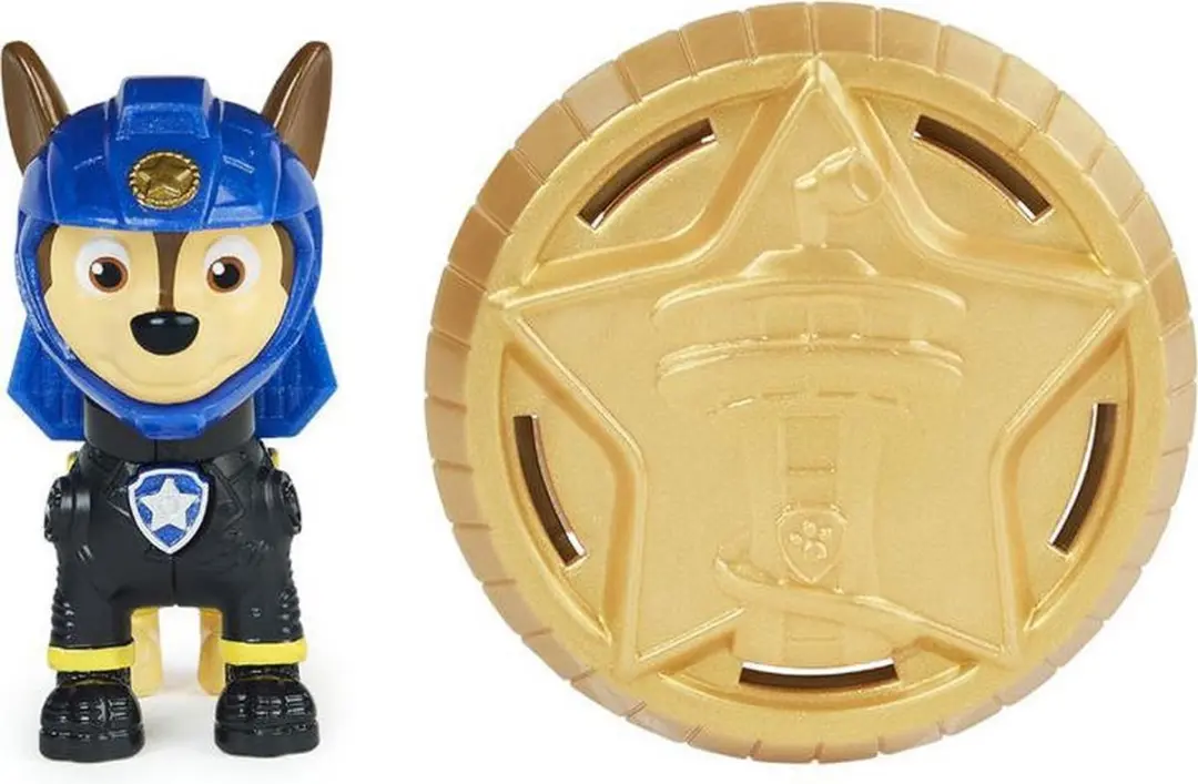 PAW Patrol Chase Verzamelfiguur - Politie Badge - Blauw