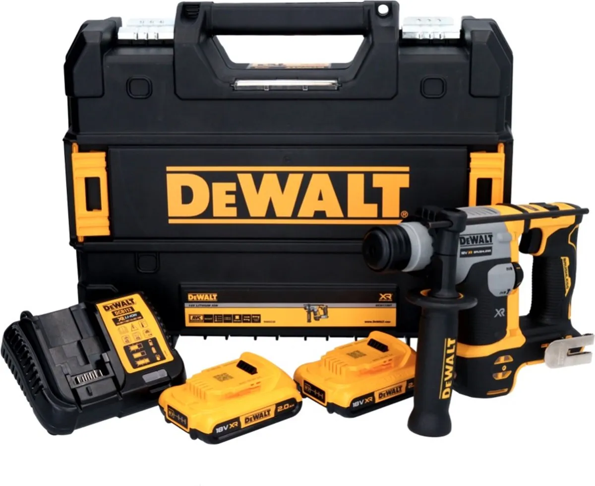 DeWalt DCH 172 D2 Accuklopboormachine 18V SDS-plus - 16mm - 2x 2.0Ah - afbeelding 2 van 5