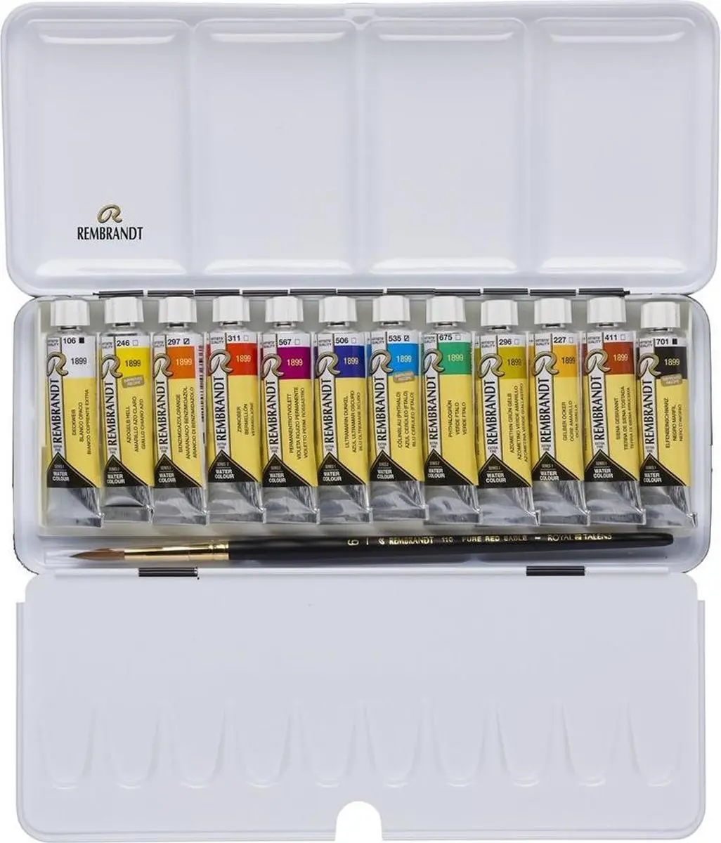 Rembrandt Waterverfset 12 Kleuren