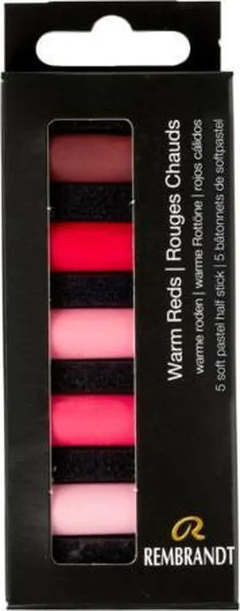 Rembrandt Softpastel Half 5 Warme Roden - 5 Stuks