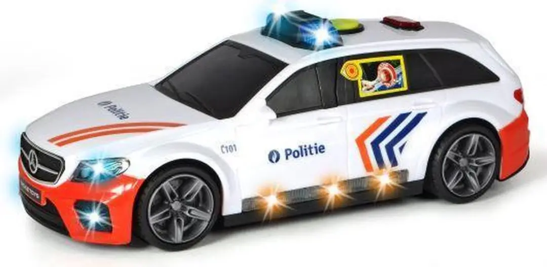 Dickie Toys Mercedes-AMG E43 Belgische Politiewagen 30cm - Licht & Geluid