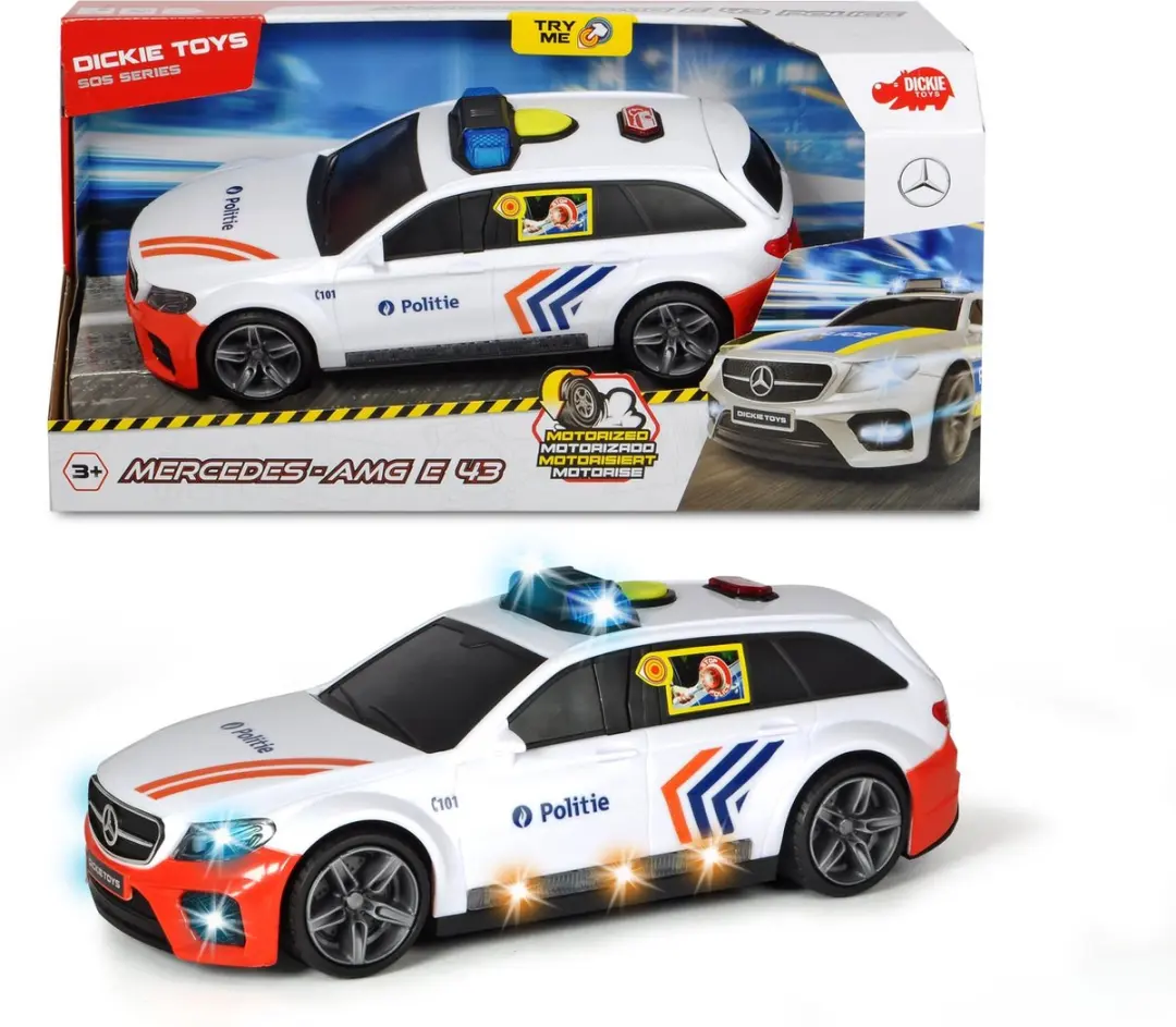 Dickie Toys Mercedes-AMG E43 Belgische Politiewagen 30cm