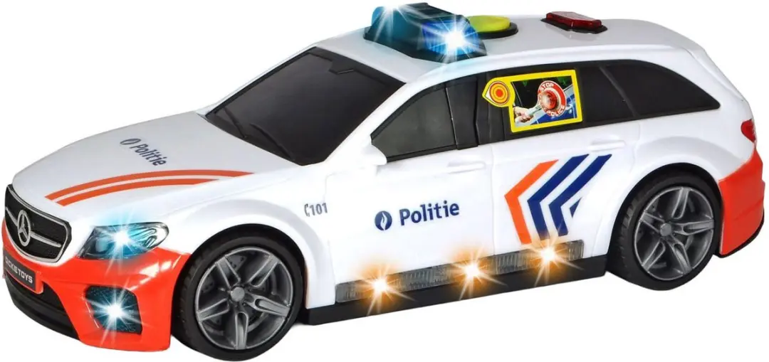Dickie Toys Mercedes-AMG E43 Belgische Politiewagen 30cm - Licht & Geluid