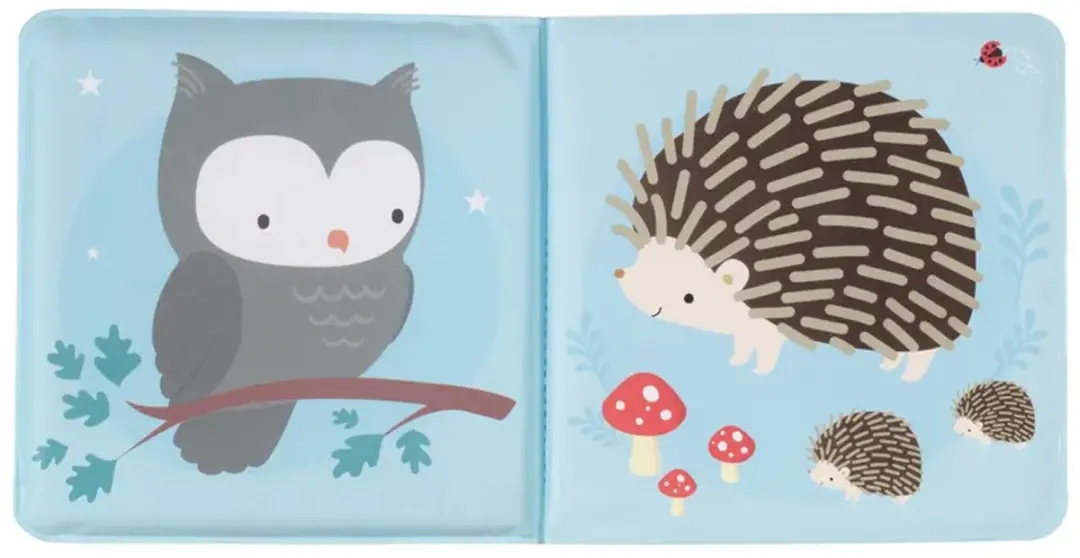 A Little Lovely Company Badboek Bosvrienden Veelkleurig