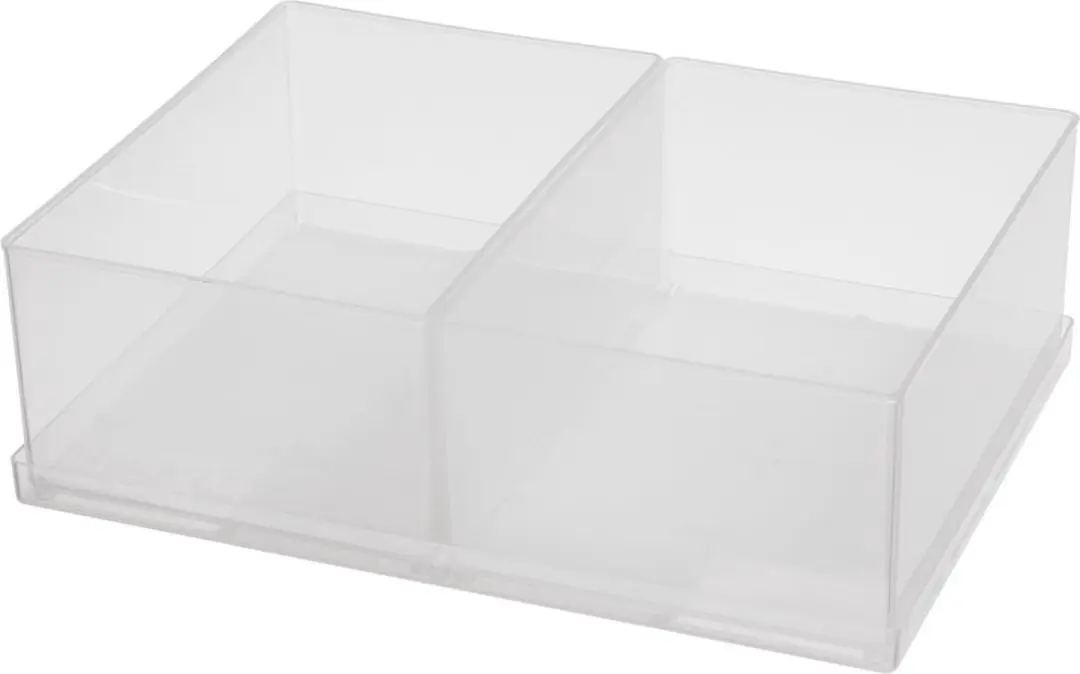 Raaco 80 2xBA6-1 Assortimentskoffer-inzet 220x69x160mm - Transparant