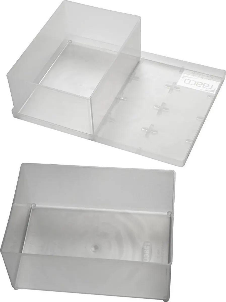 Raaco 80 2xBA6-1 Assortimentskoffer-inzet 220x69x160mm - Transparant