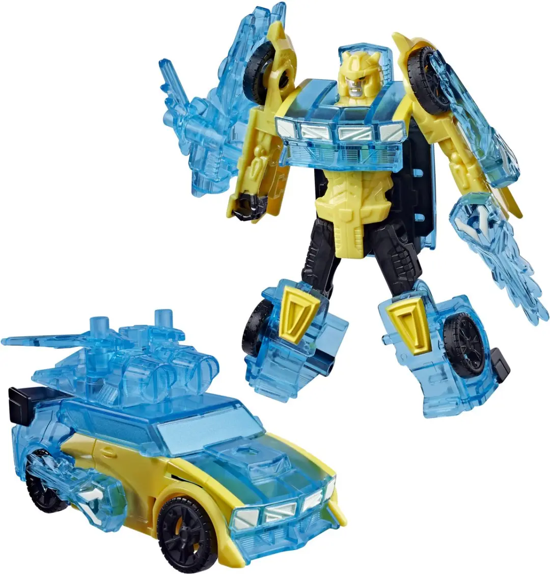 Transformers Cyberworld Energon Surge Bumblebee Armored Cyber Changers G3260
