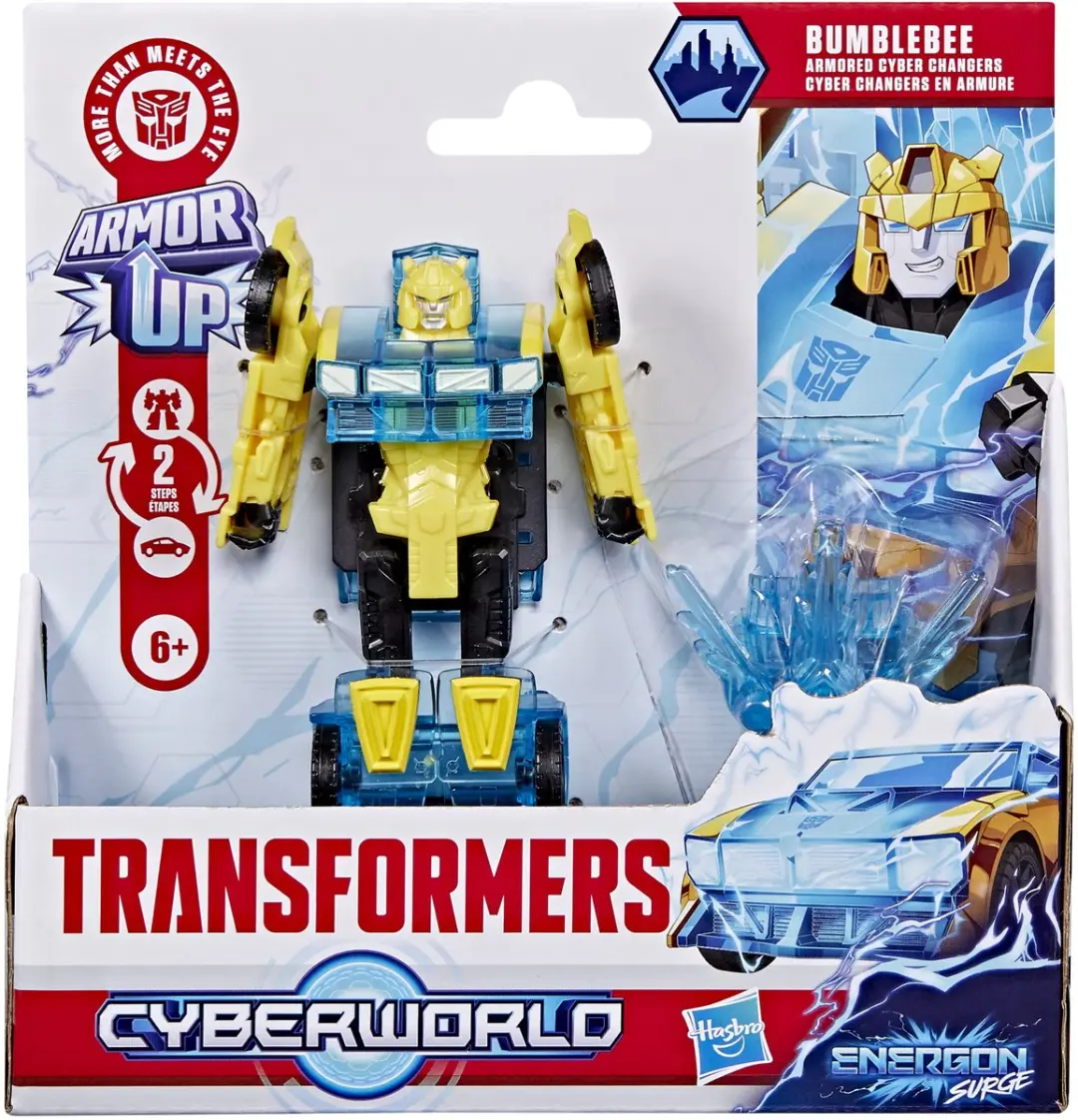 Transformers Cyberworld Energon Surge Bumblebee Armored Cyber Changers G3260