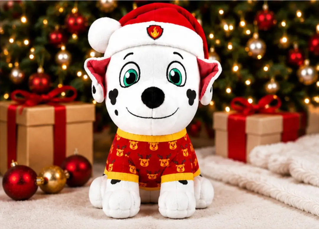 PAW Patrol Marshall Kerstknuffel 27cm - Pluche