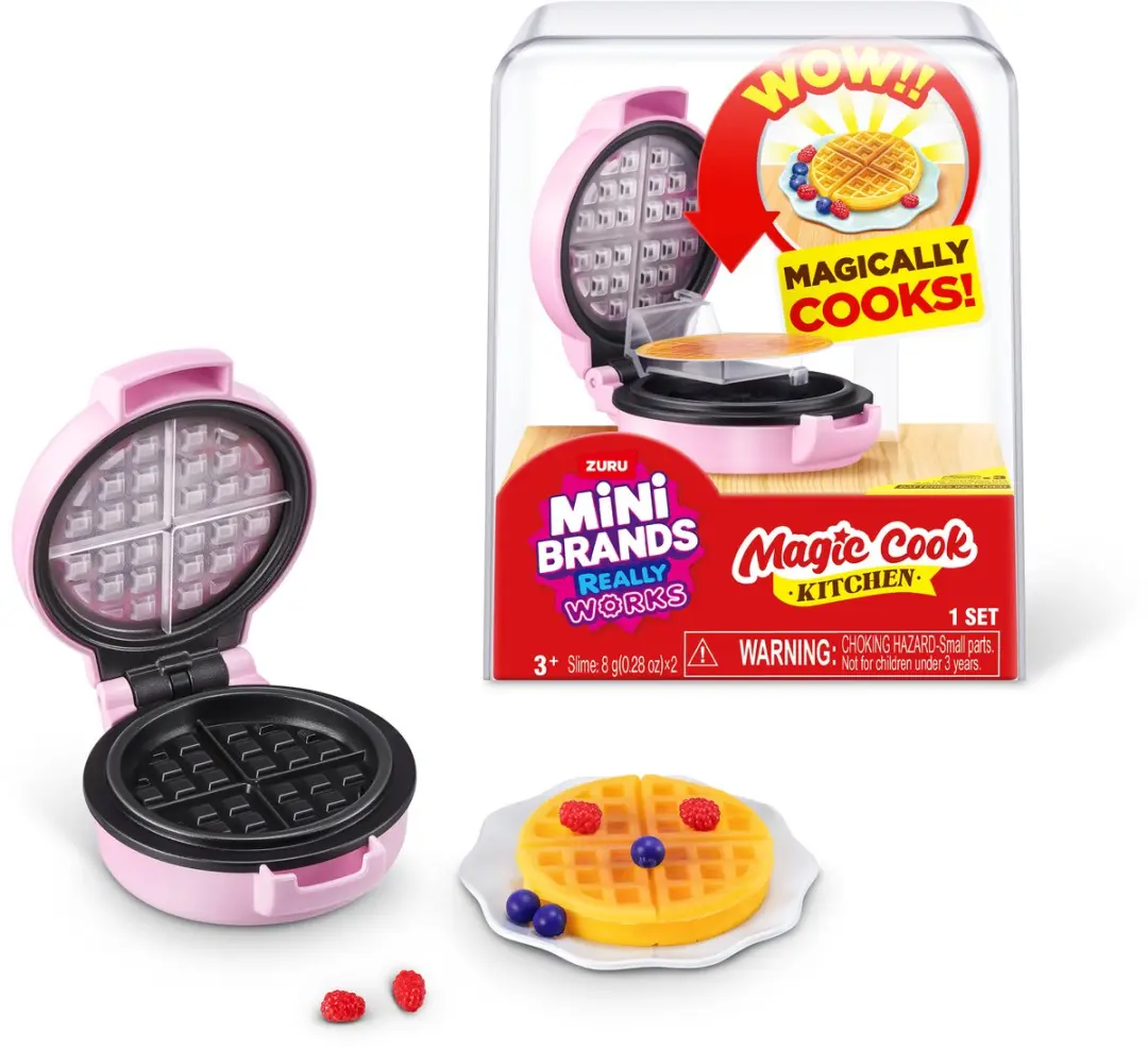 ZURU Mini Brands Magic Cook Kitchen Capsule Series 1 Wafelijzer