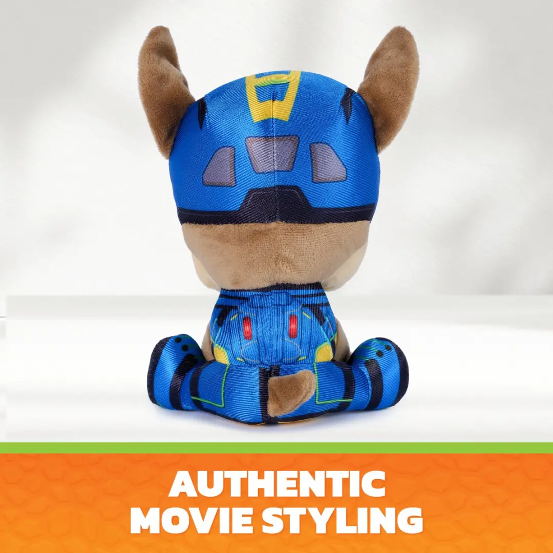 PAW Patrol Chase Dino Movie Knuffel 15,2cm - Meerkleurig