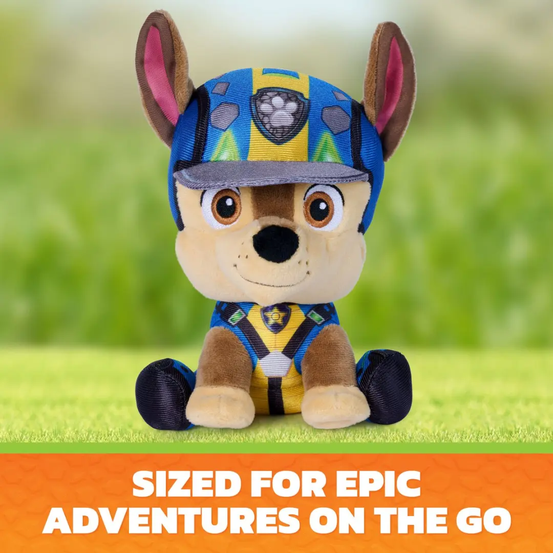 PAW Patrol Chase Dino Movie Knuffel 15,2cm - Meerkleurig - afbeelding 6 van 6