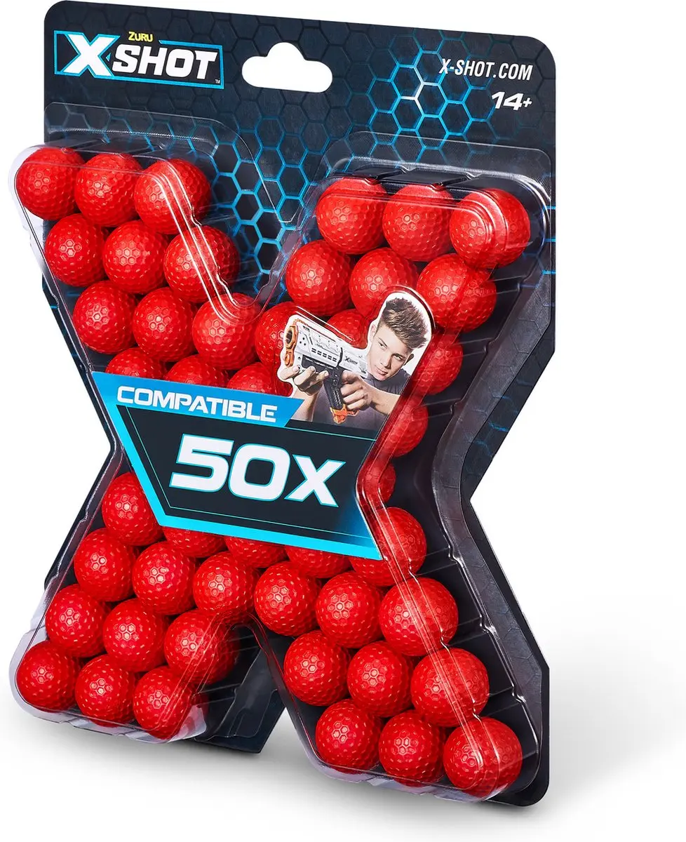 ZURU X-Shot Chaos Refill - 50 Balletjes