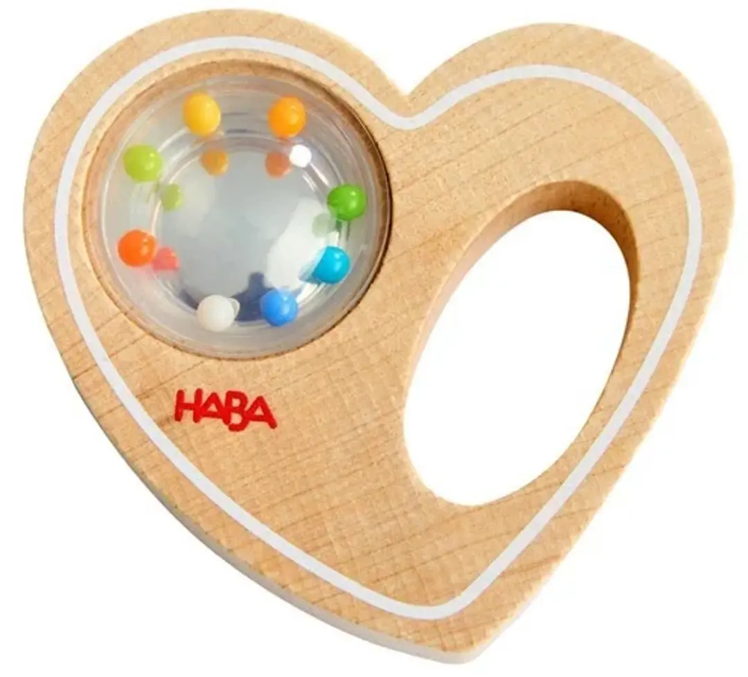 Haba Baby Rammelaar Hartje