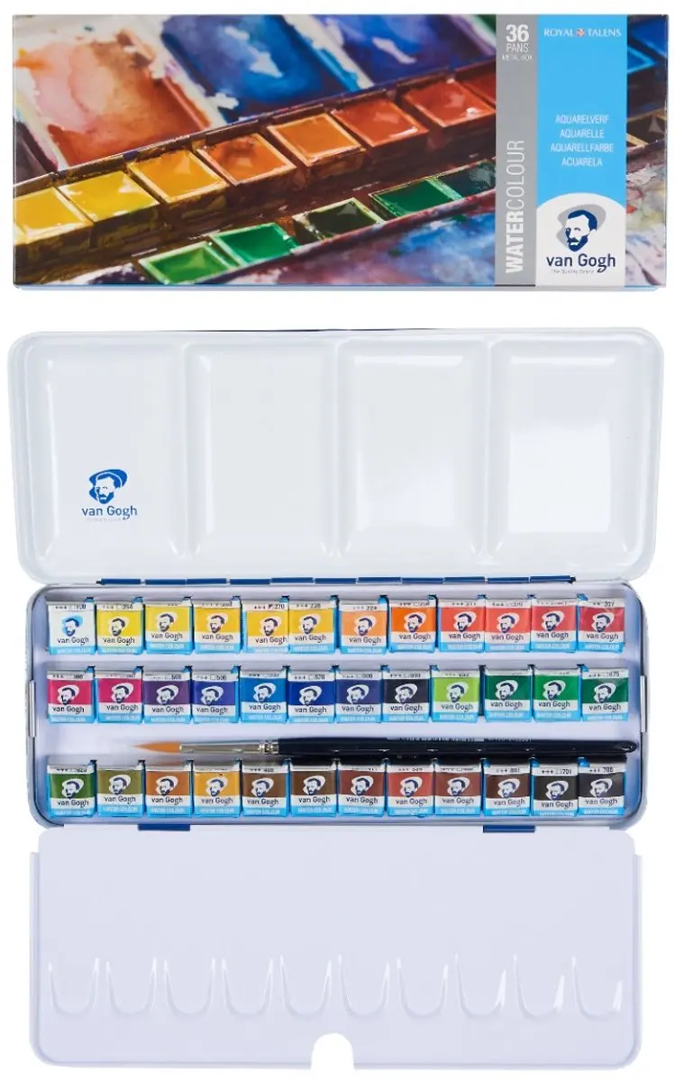 Van Gogh Aquarelverfset 36 Kleuren