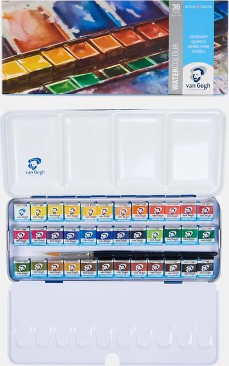 Van Gogh Aquarelverfset 36 Kleuren - Assorti