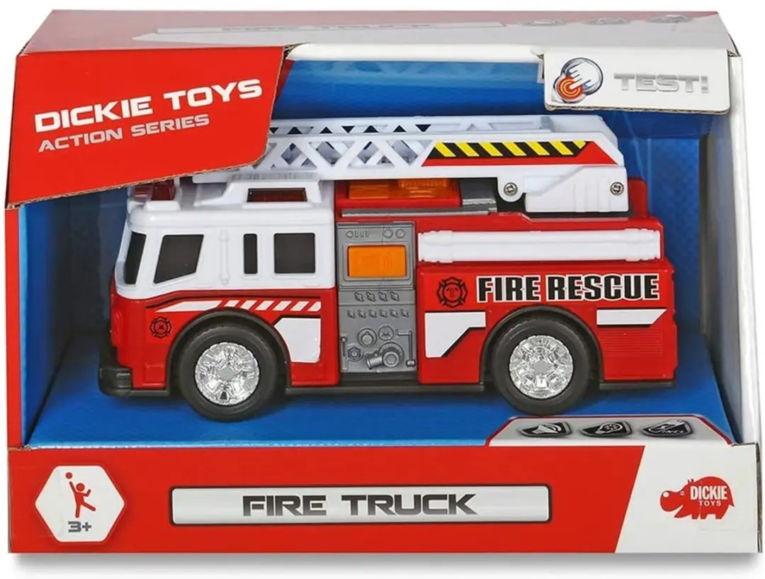 Dickie Brandweerwagen Licht & Geluid 203302014 - Multicolore