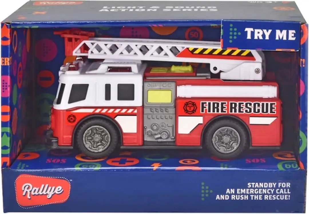 Dickie Brandweerwagen Licht & Geluid 203302014 - Multicolore