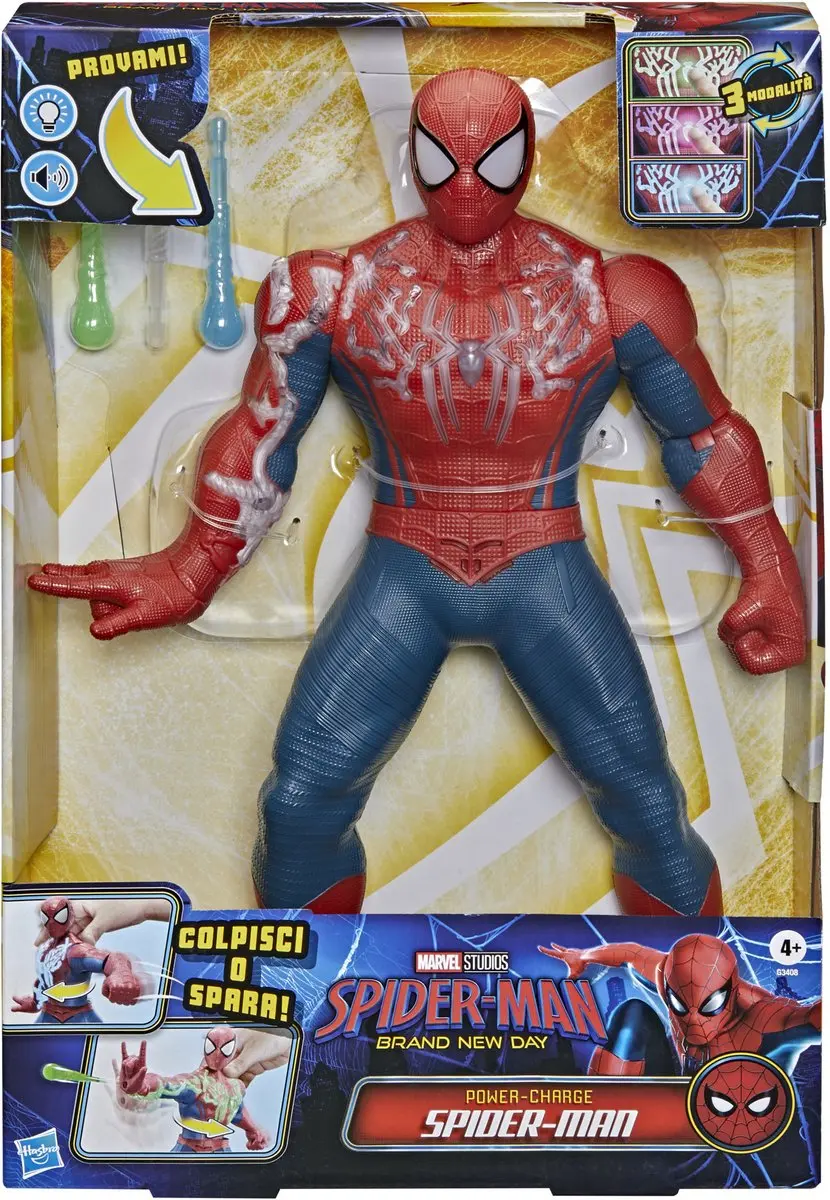 Hasbro Marvel Spider-Man Brand New Day Power-Charge Actiefiguur