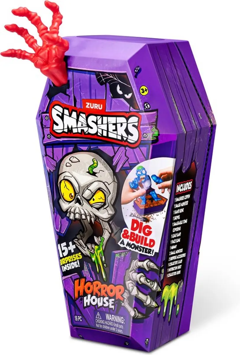 ZURU Smashers Horror House Verrassingsspeelset - 15+ Verrassingen - afbeelding 6 van 6