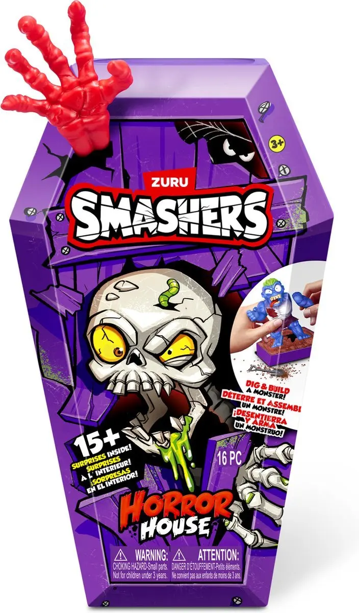 ZURU Smashers Horror House Verrassingsspeelset - 15+ Verrassingen