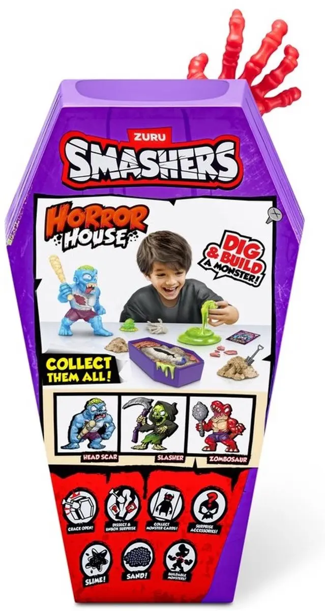 ZURU Smashers Horror House Verrassingsspeelset - 15+ Verrassingen