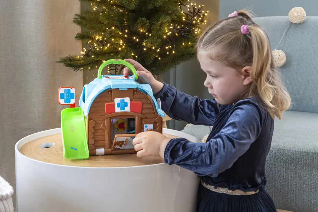 Klorofil Speelset Ziekenhuis Poppenhuis Foxy - 7 Accessoires