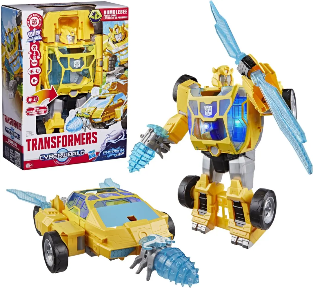 Transformers CYBERWORLD Energon Surge Bumblebee Actiefiguur 28cm