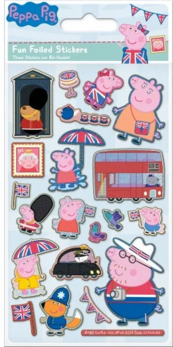 Peppa Pig Herbruikbare Stickers