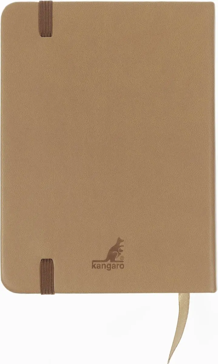 Kangaro Schetsboek A6 Taupe - PU-hardcover - 80 Pagina's - afbeelding 6 van 6