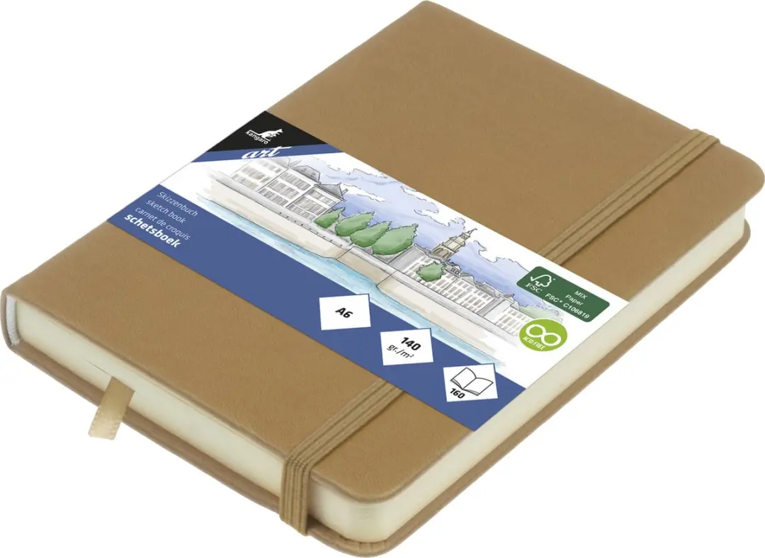 Kangaro Schetsboek A6 Taupe