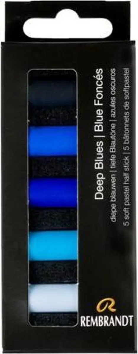 Rembrandt Softpastel Half 5 Diepe Blauwen - 5 Stuks