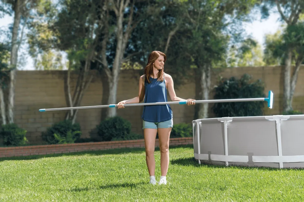 Intex 29054 Telescopische Aluminium Staaf 239cm - Zilver