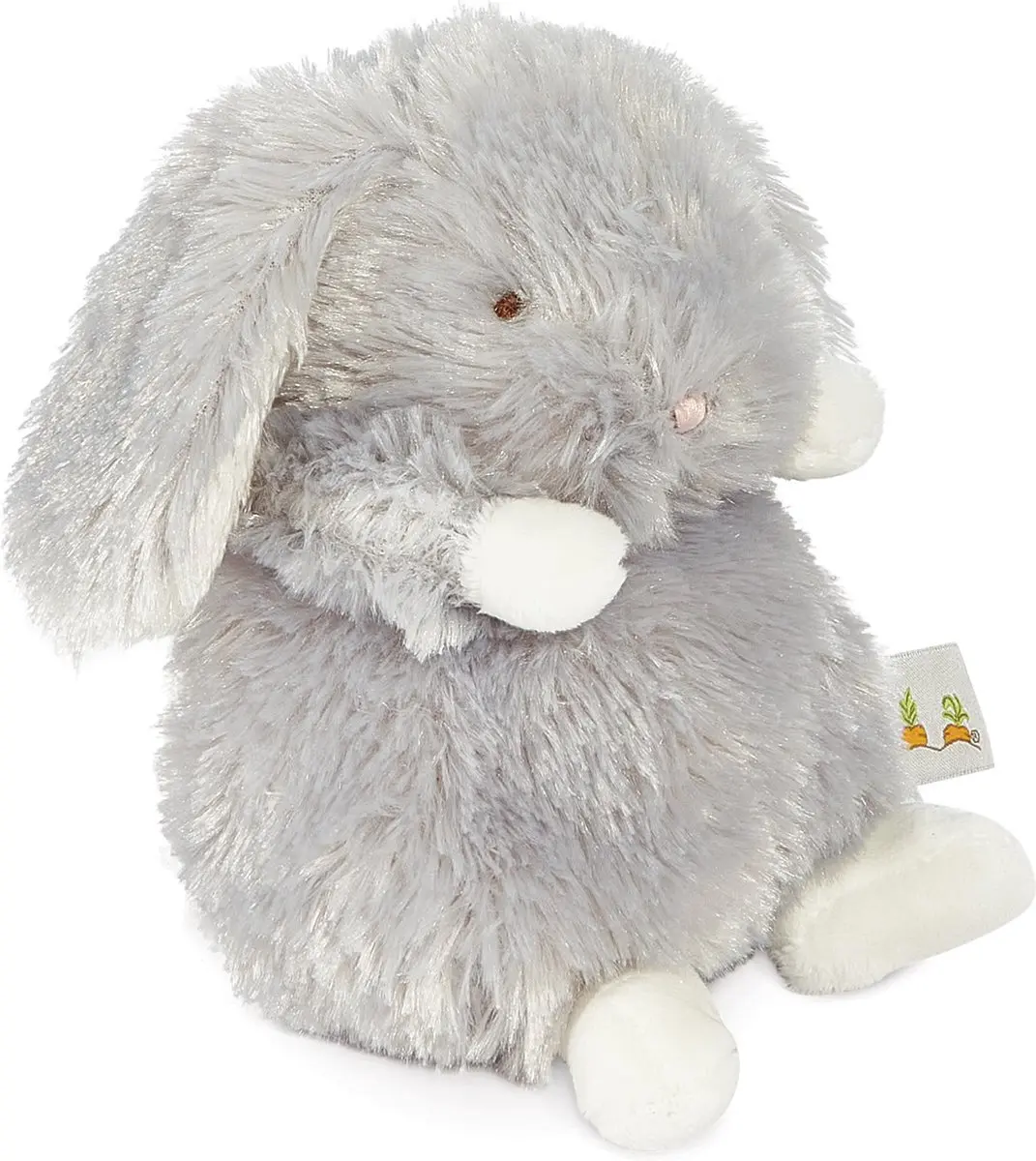 Bunnies By The Bay Wee Knuffel Konijn - 18cm Grijs - afbeelding 6 van 6